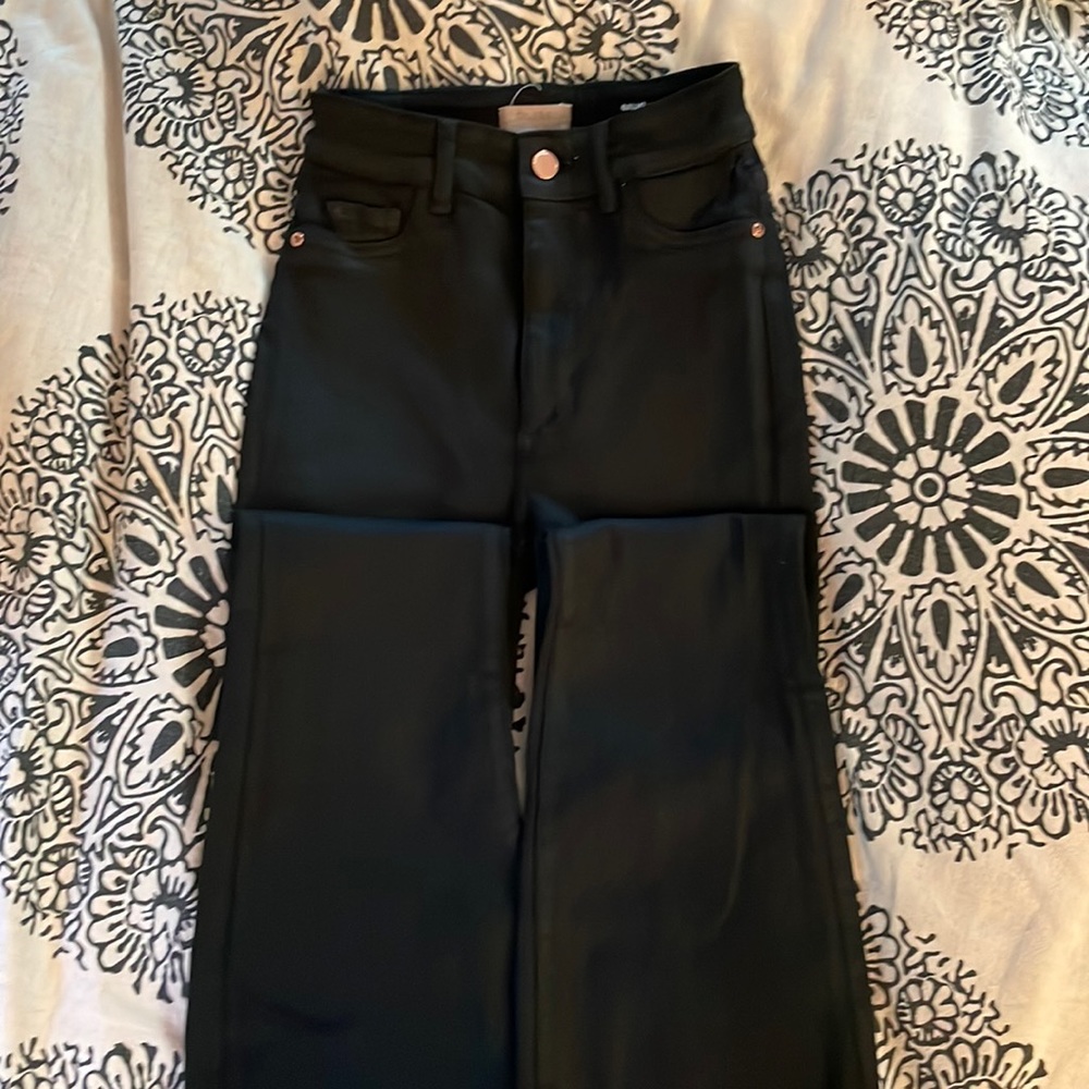 DL1961 black flare pants